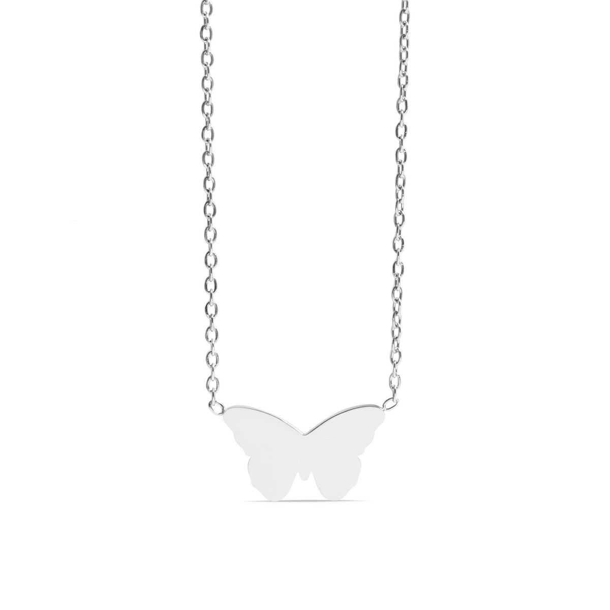 Stainless Steel Butterfly Necklace
