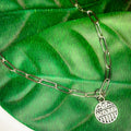 Vote Paperclip Chain Stainless Steel Necklace