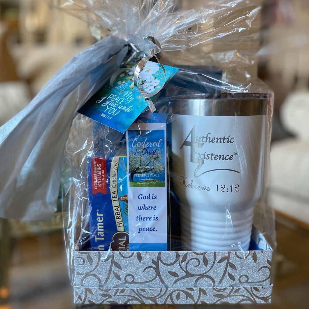 Authentic Existence® Prince of Peace Gift Box - Devotional | Tumbler | Tea