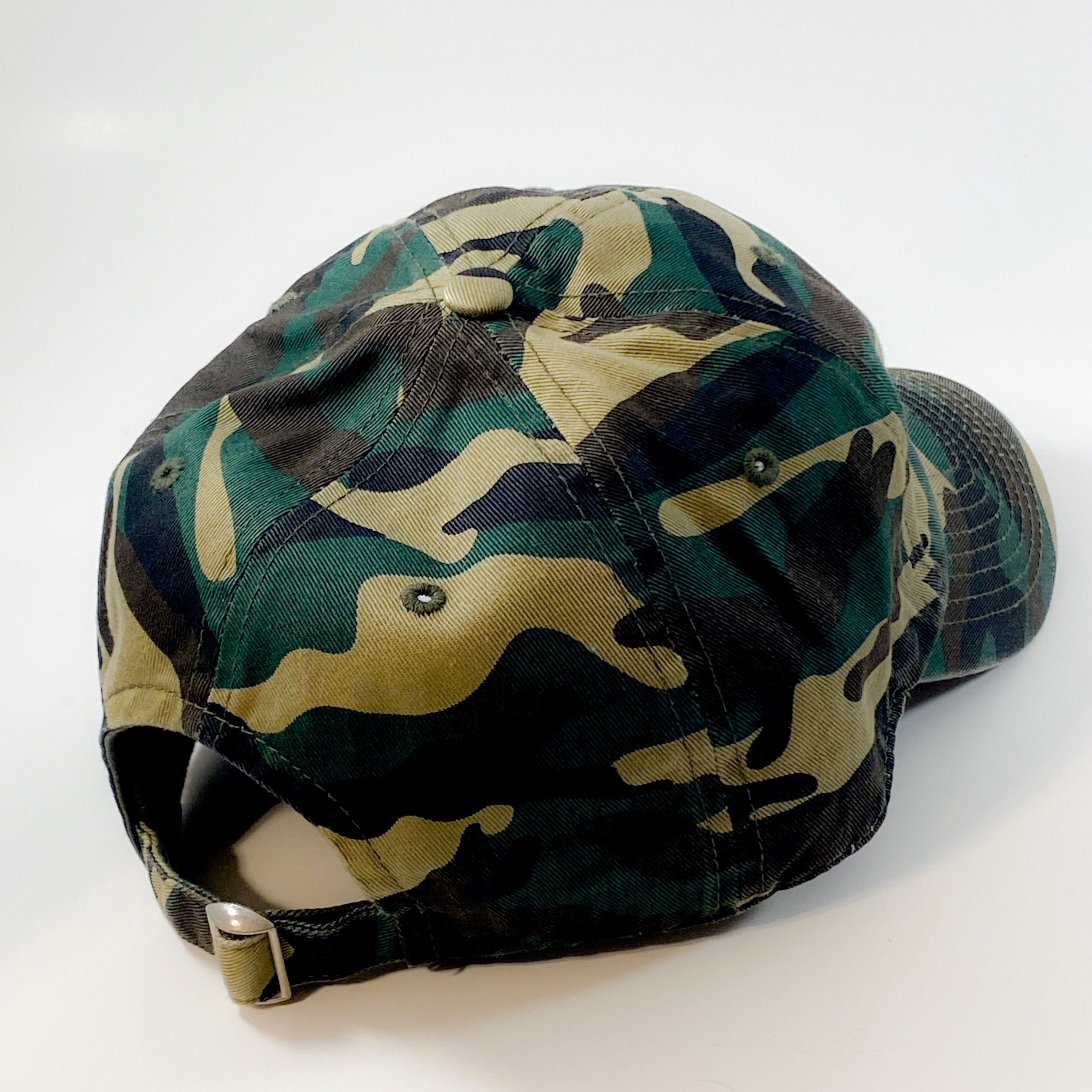 Authentic Existence® Signature Unisex Adjustable Premium Cap - Camo with Gold Embroidery