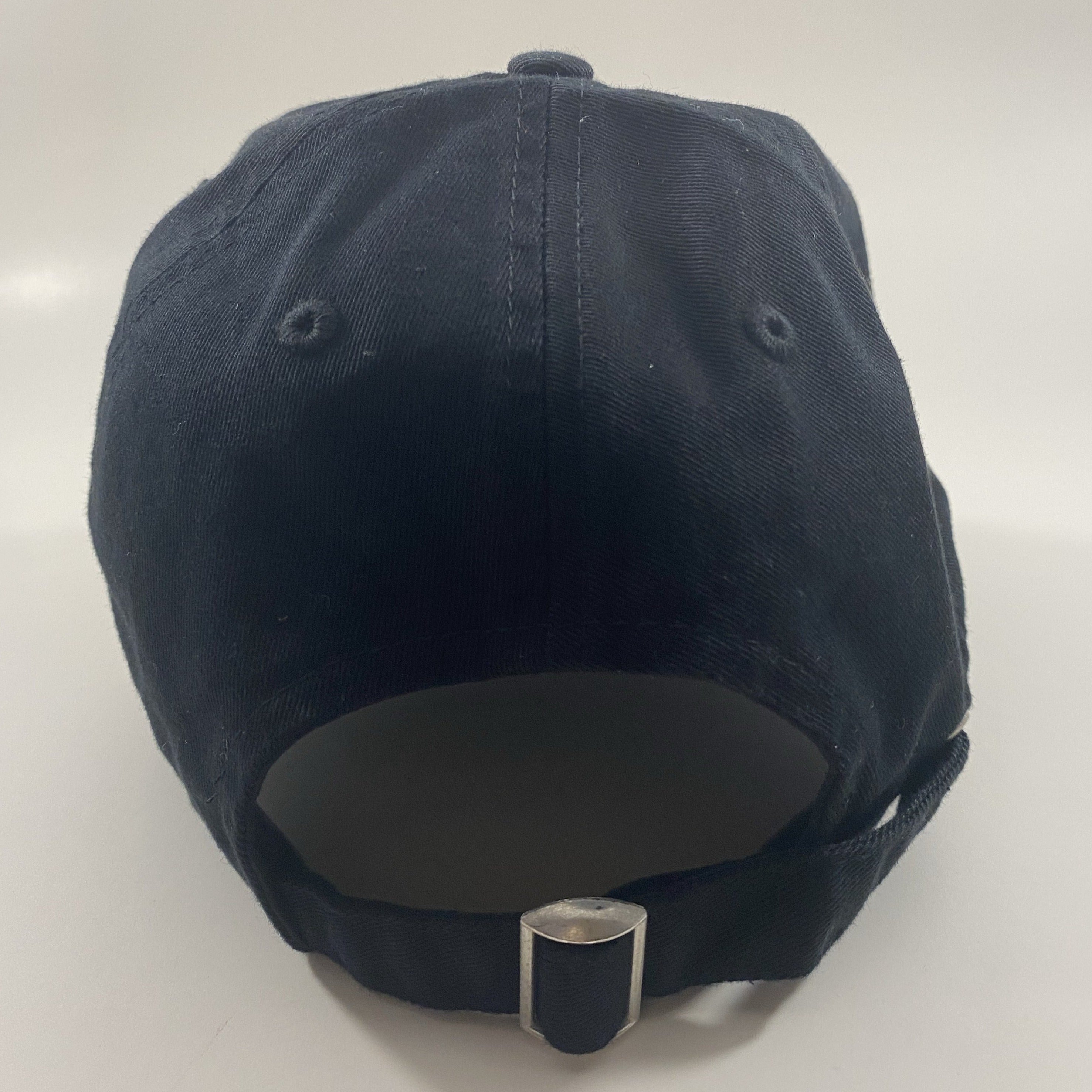Authentic Existence® Signature Unisex Adjustable Premium Cap - Black with White Embroidery