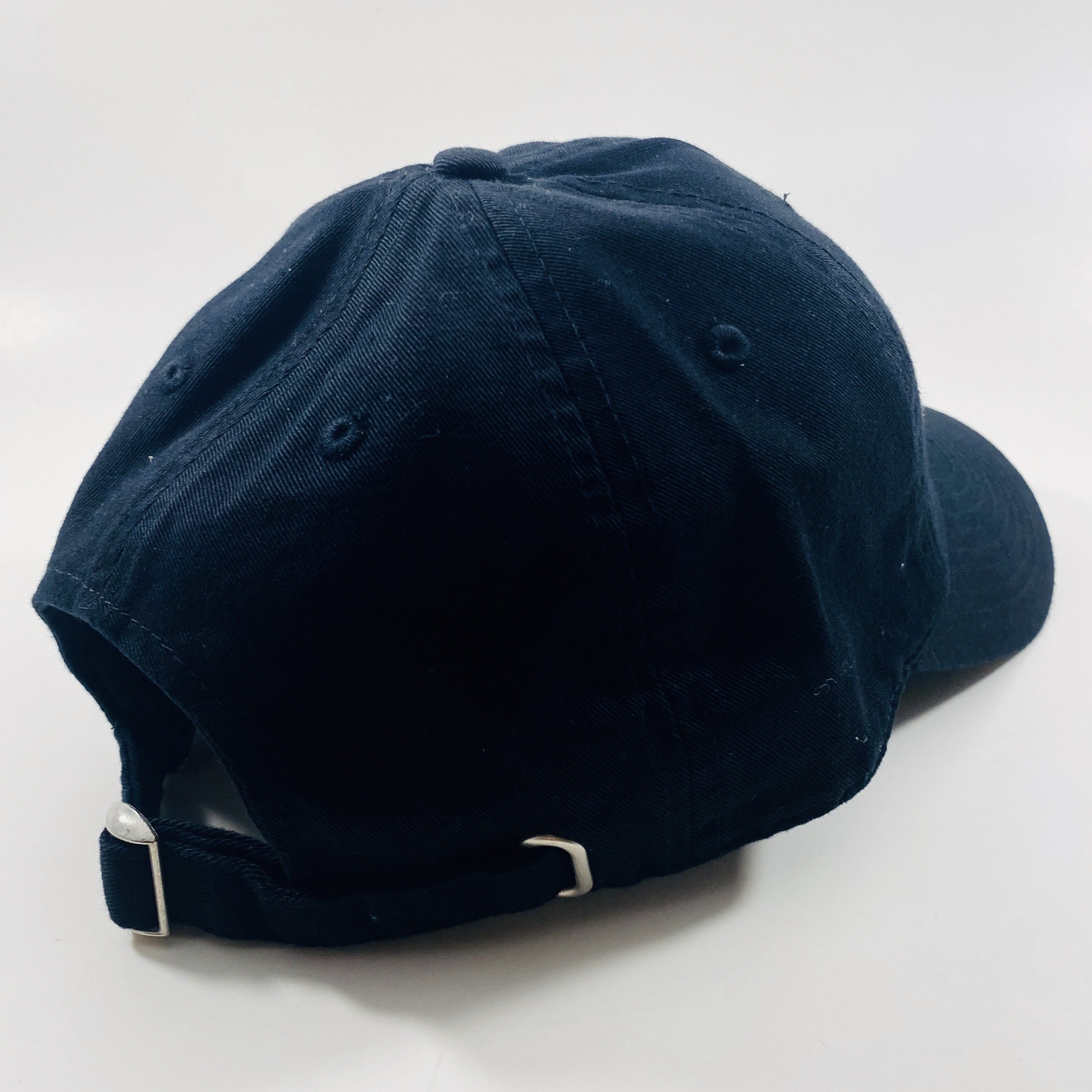 Authentic Existence® Signature Unisex Adjustable Premium Cap - Black with Silver Embroidery