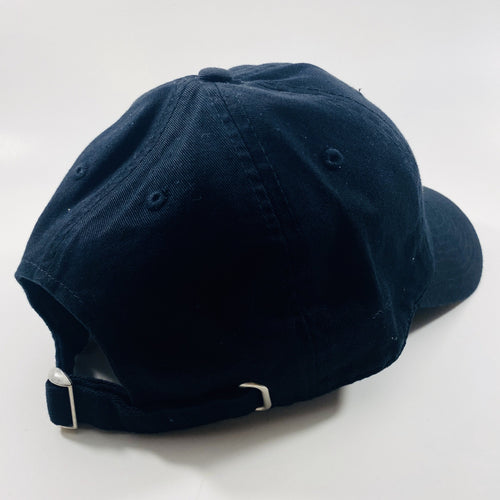 Authentic Existence® Signature Unisex Adjustable Premium Cap - Black with Silver Embroidery