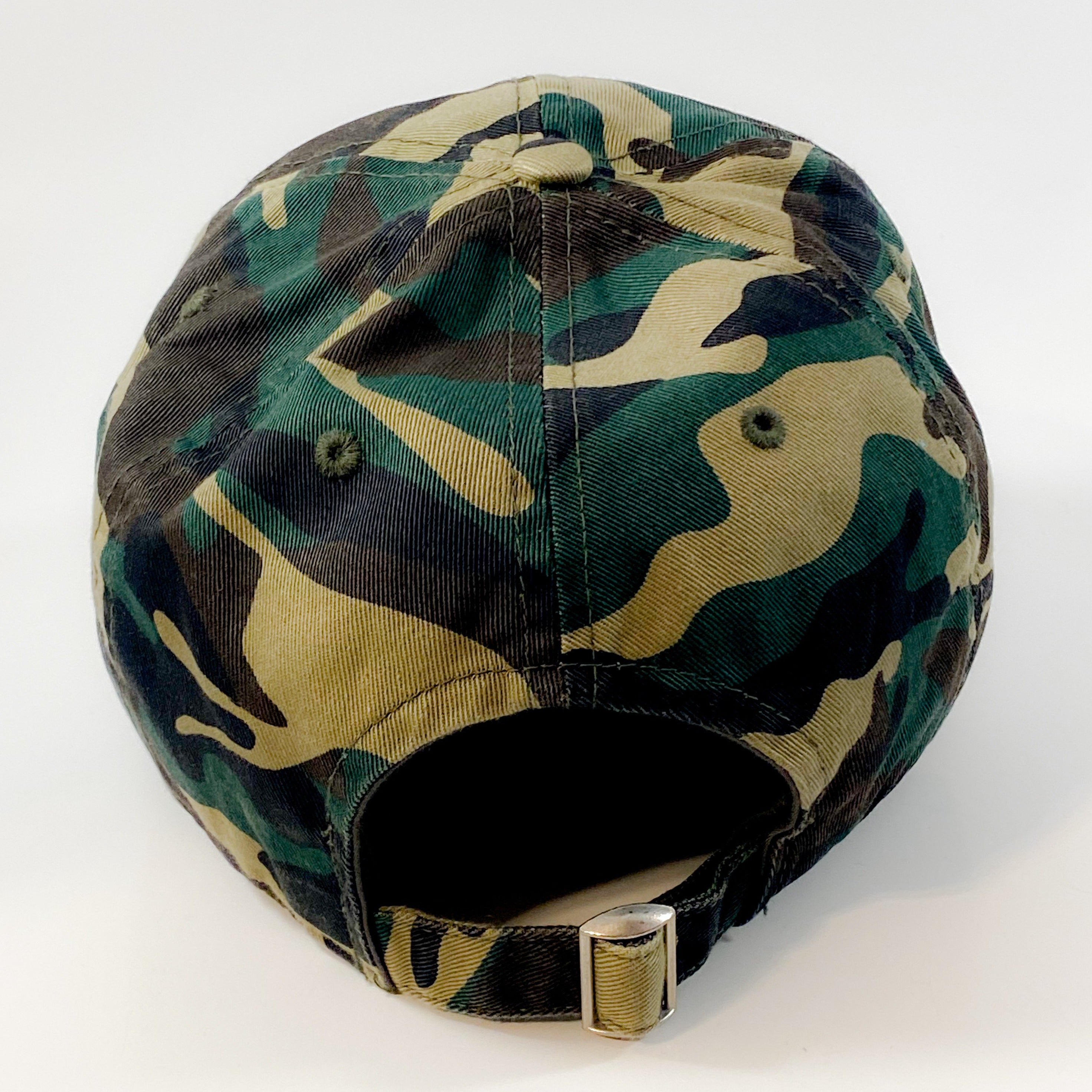 Authentic Existence® Signature Unisex Adjustable Premium Cap - Camo with Gold Embroidery